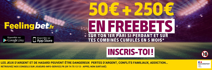 Profitez du bonus de bienvenue sur Feelingbet