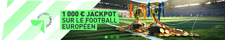 Jackpot de 1.000€ sur le foot européen avec Golden Palace